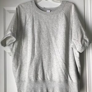 Women’s short sleeve crew neck sweater